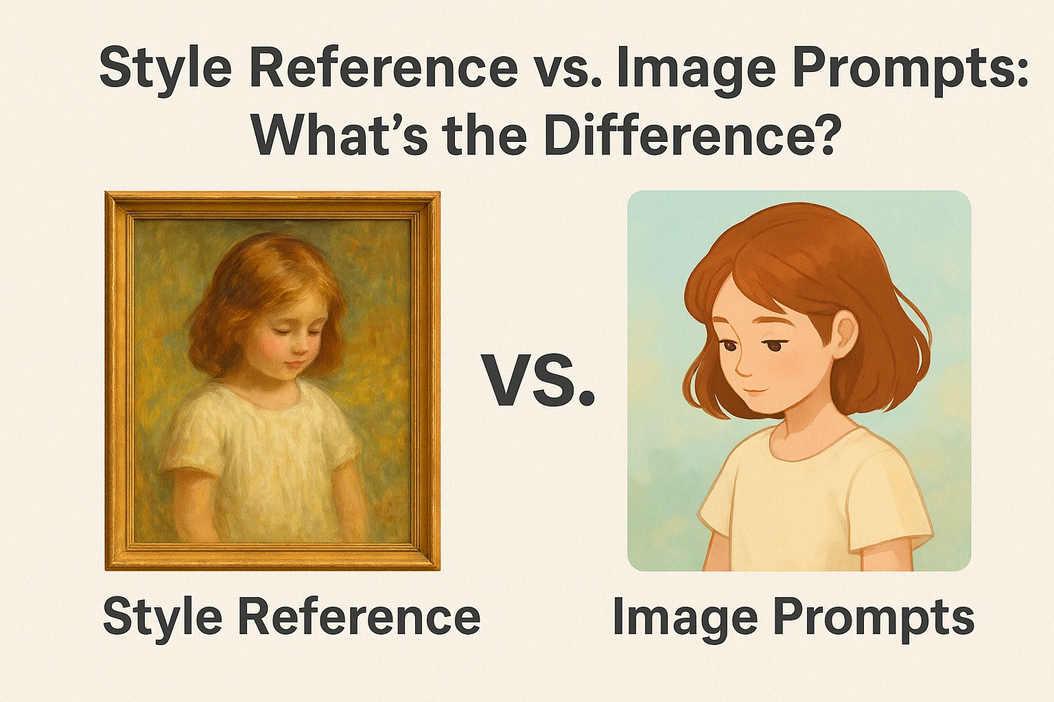 Style Reference vs. Image Prompts: What's the Difference?